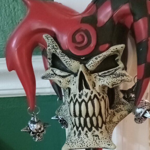 Halloween Sinister Jester joker Costume MEN SIZE LARGE - Picture 4 of 9